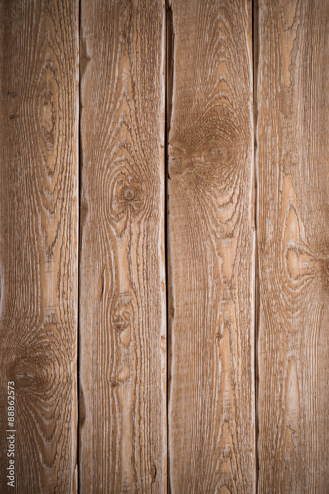 Naklejka premium Wooden wall background
