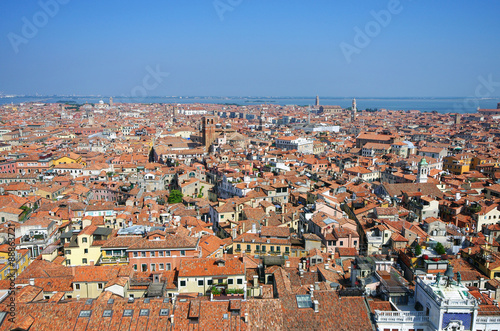 Venice roofs, in Venice, Veneto, Italy