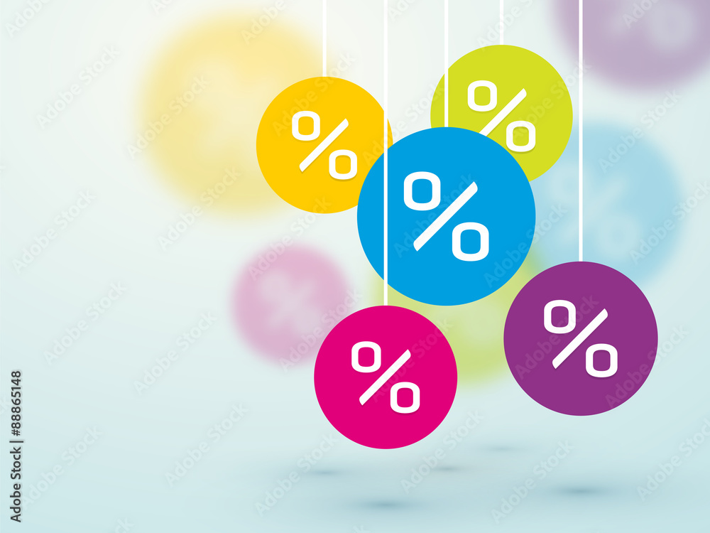 symbol percent discounts and blur icon on a background symbol percent discounts and blur icon on a background