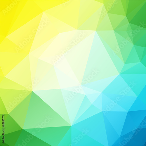 blue yellow green background