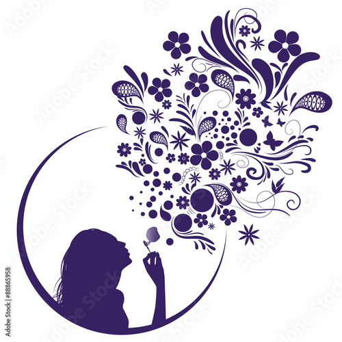 Bubbles and flowers