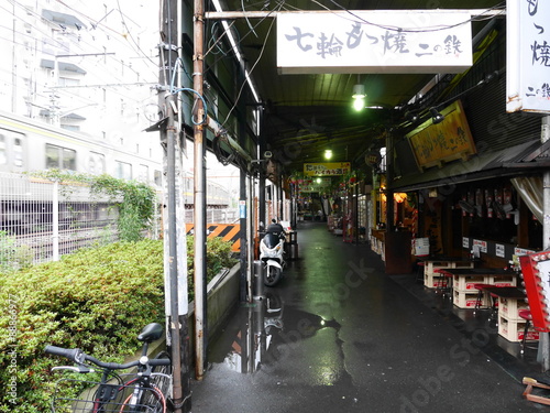 the traditional shopping, entertainment and residential districts (of Tokyo kanagawa). photo
