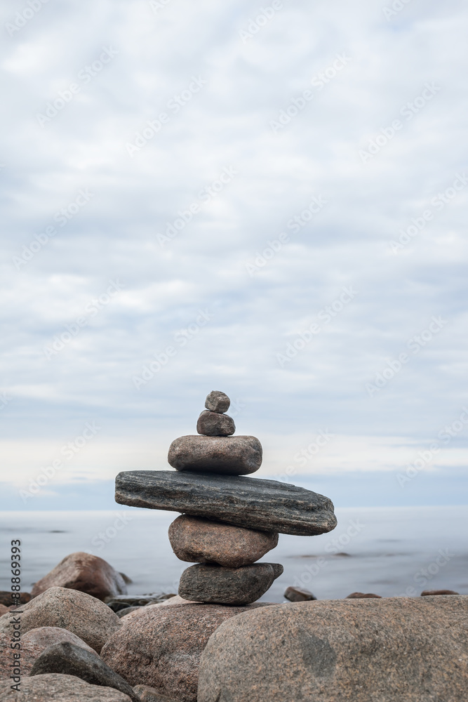 The Buddhist tradition of honoring gods of sea and lake. Ideal place for relaxation and meditation on the nature The Buddhist tradition of honoring gods of sea and lake. Ideal place for relaxation and meditation on the nature
