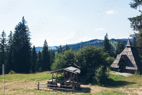 wooden house