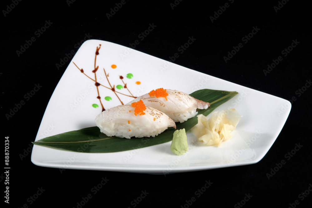 portion of sushi h