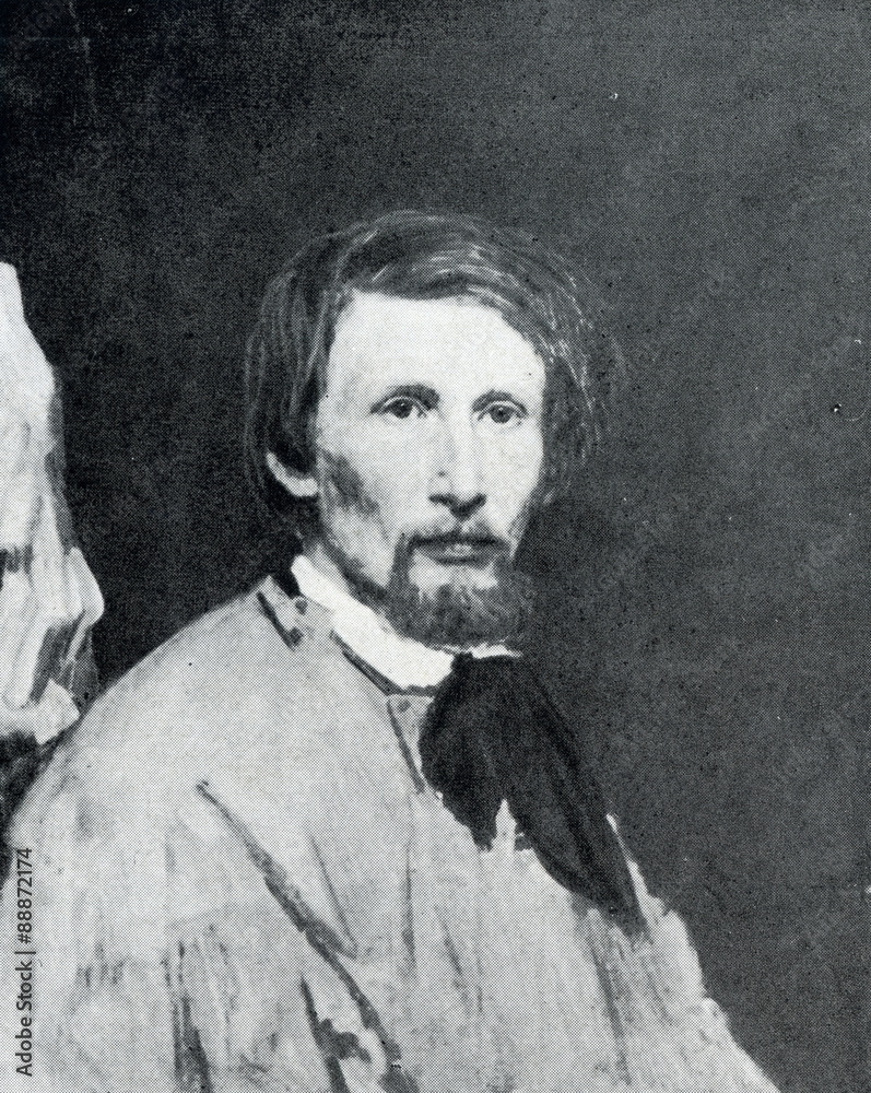 Fototapeta premium Viktor Vasnetsov, russian painter (self-portrait, 1868) 