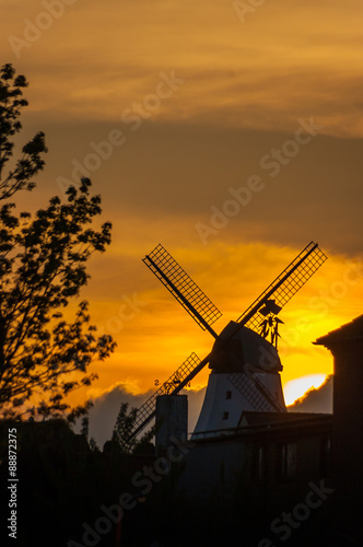 Kappeln - Mühle Amanda - bei Sonnenuntergang
