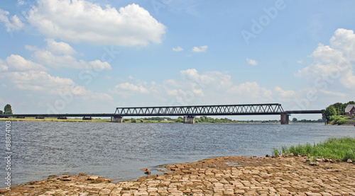 Lauenburg  Br  cke   ber die Elbe  Schleswig-Holstein Niedersachsen 