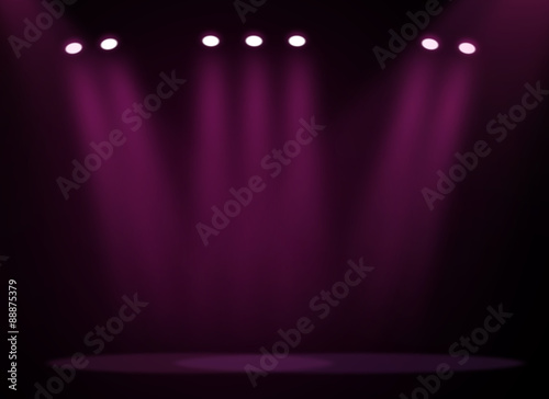 Purple stage light background