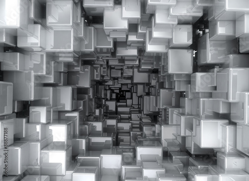 abstract background - 3D Cubes