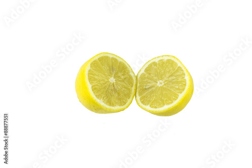 lemon , isolate on white background