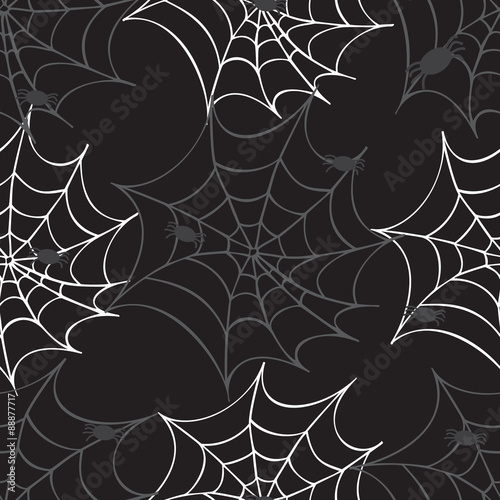 Cobweb seamless pattern