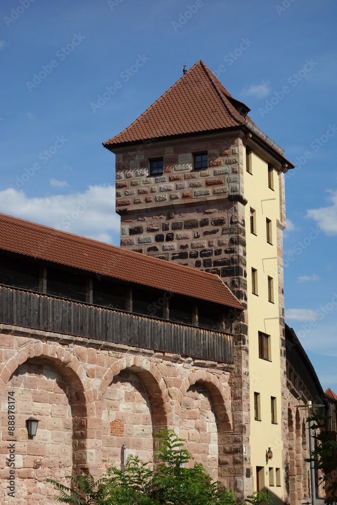 Stadtmauer in Nürnberg
