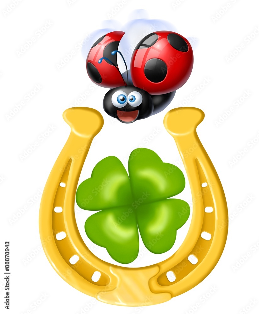 Obraz premium coccinella ferro di cavallo