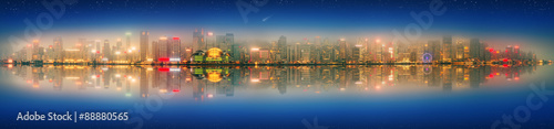 Panorama of Hong Kong and Financial district © boule1301