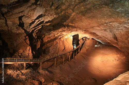 Huge deep cave