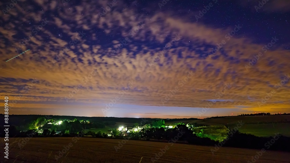 Small Village at Night - 4K Timelapse - Zoom Out Small Village at Night - 4K Timelapse - Zoom Out