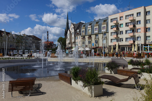 Swinemünde City (Swinoujscie) auf der Insel Usedom (Pommern)