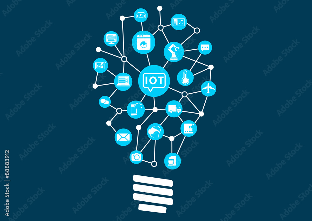 Fotografie Internet of everything (IoT) concept