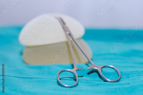 Obraz na płótnie Silicone breast impalnts 
