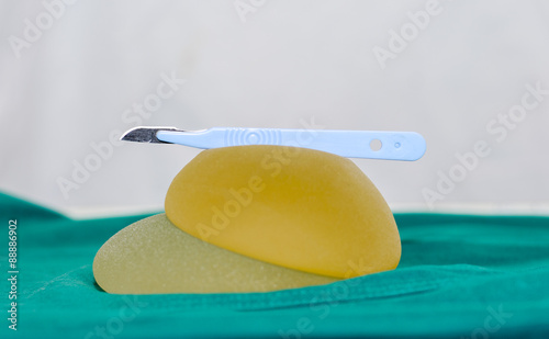 Obraz na płótnie Silicone breast impalnts 