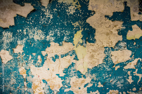  Grunge Background with Old Peeling Paint © nouskrabs