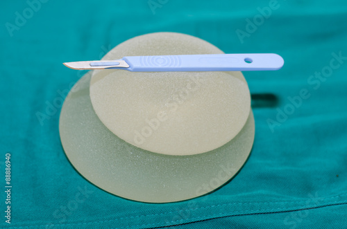 Fototapeta Silicone breast impalnts 