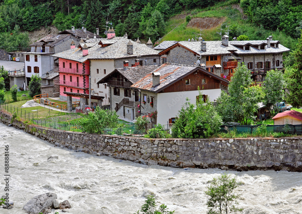 Houses at the river