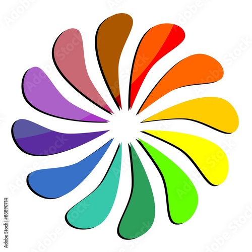 Vector business colorful logo