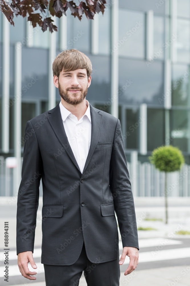 Happy young businessman Happy young businessman