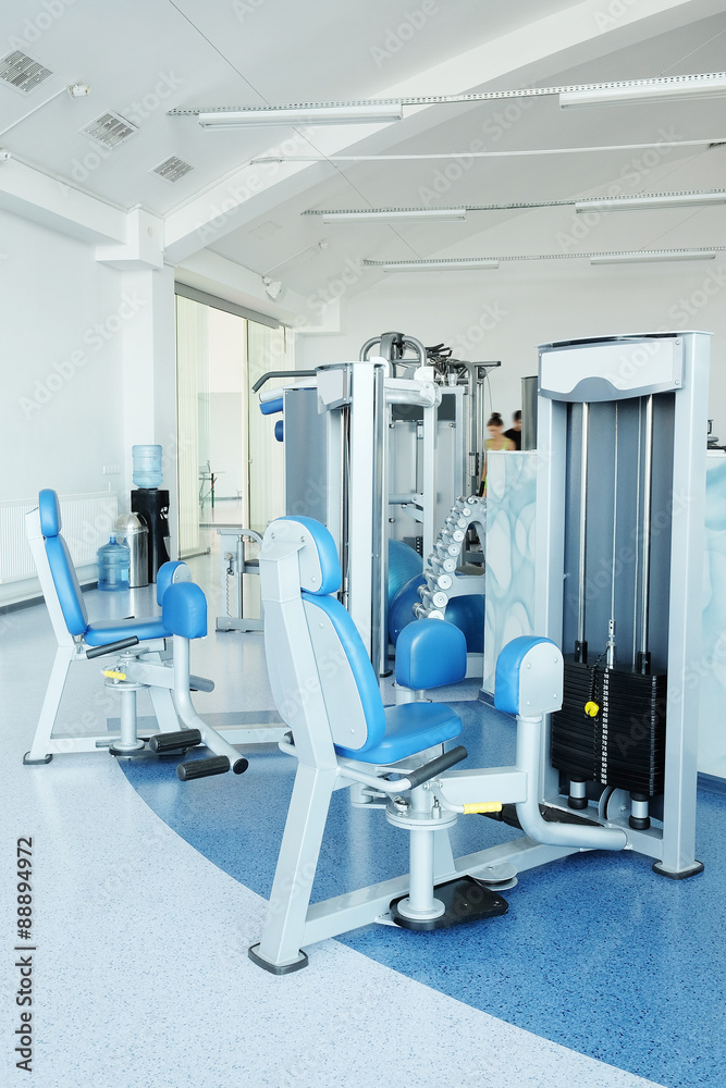 Interior of a fitness hall Interior of a fitness hall