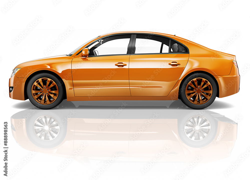 Car Vehicle Transportation 3D Illustration Concept Car Vehicle Transportation 3D Illustration Concept