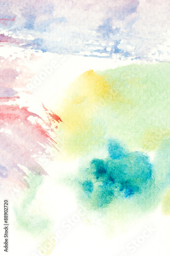 Abstract watercolor background.
