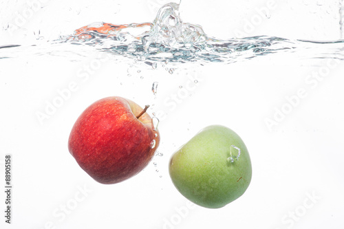 Fruit in water