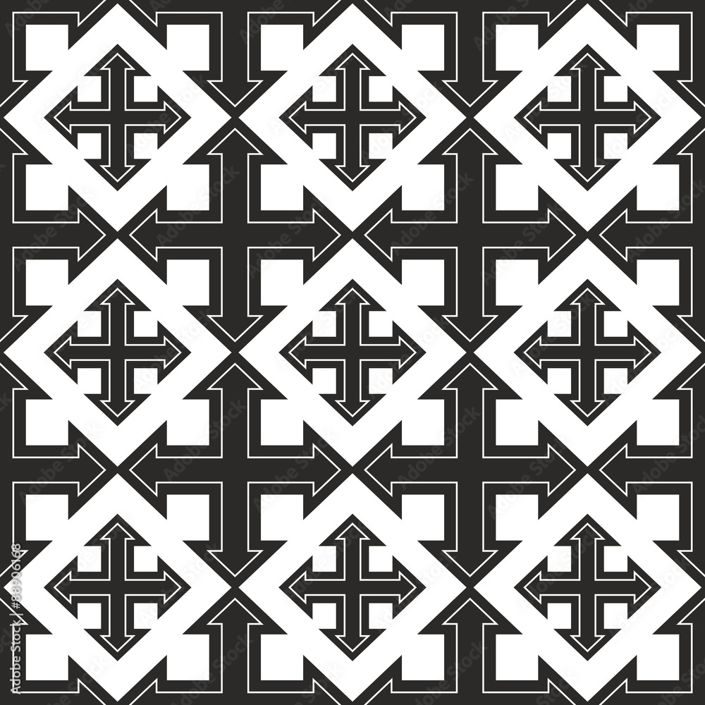 seamless geometric four sides arrow pattern seamless geometric four sides arrow pattern