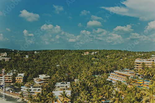 view from the top at Kovalam