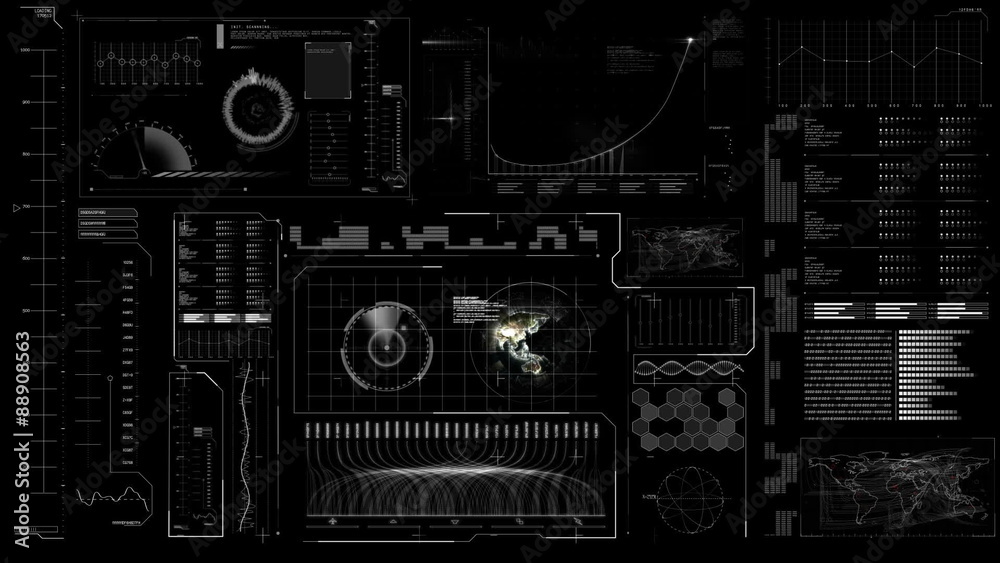 Black global business interface