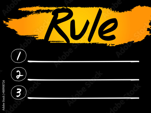 Rule Blank List, vector concept background
