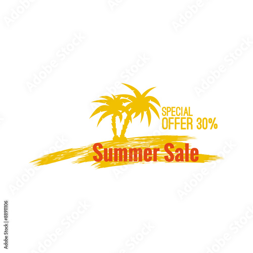 Summer sale design template