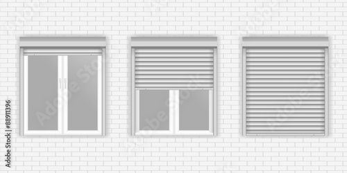 Windows with Rolling Shutters
