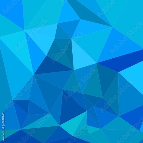 Moonstone Blue Abstract Low Polygon Background