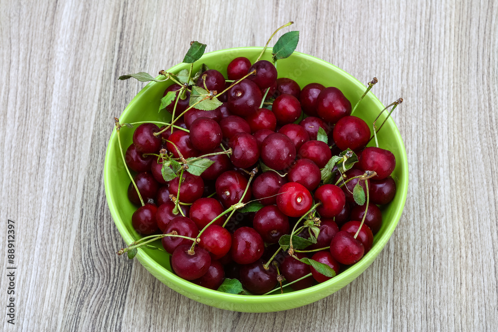 Cherry in the bowl