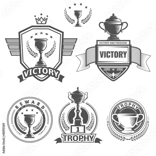 Vector winner logos