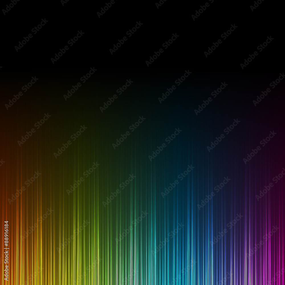 Fototapeta premium Rainbow gradient equalizer