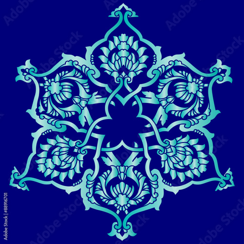 nineteen series designed from the ottoman pattern