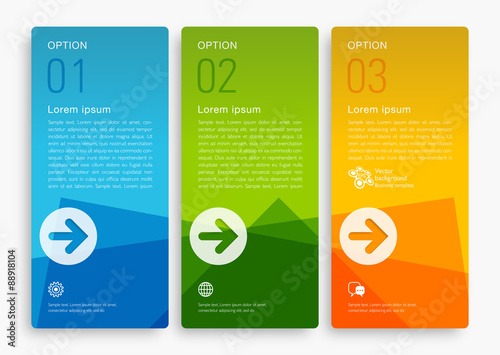 Infographics Web Banner & Label Design