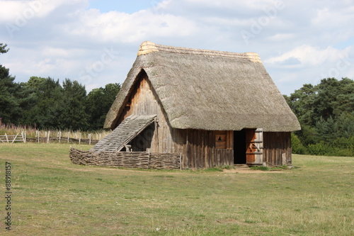 Anglo-saxon village © A.G. Thomas