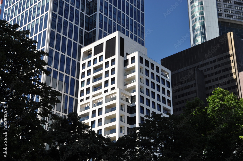 Obraz premium Hochhäuser in Frankfurt