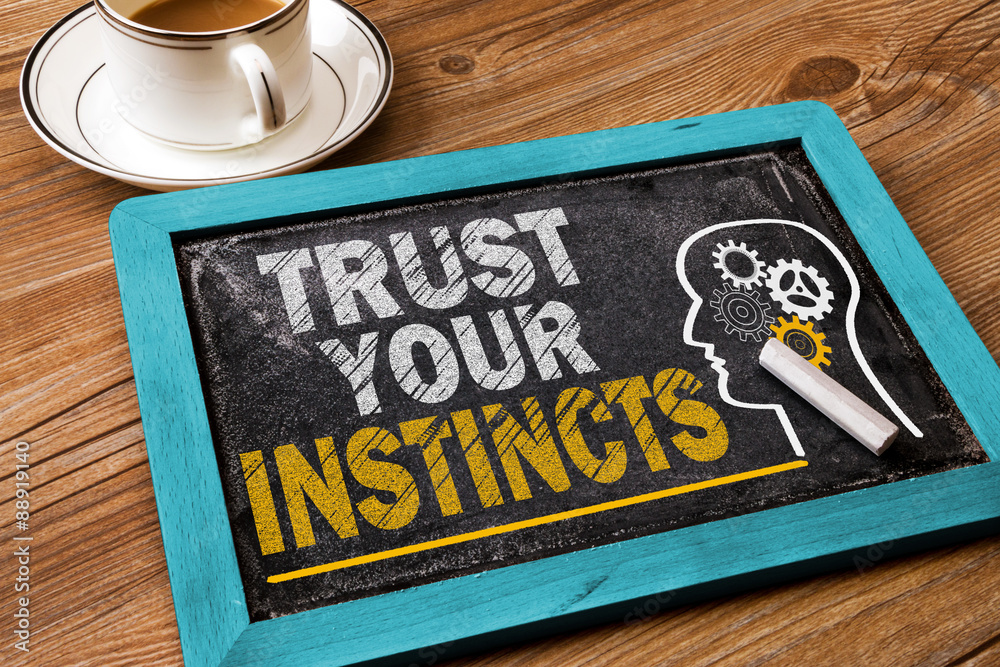 Foto trust your instincts