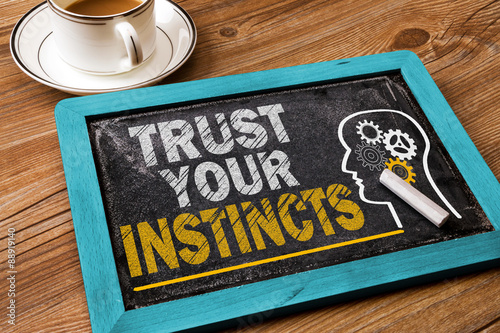 Foto trust your instincts